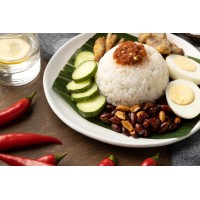 NASI LEMAK AYAM BEREMPAH